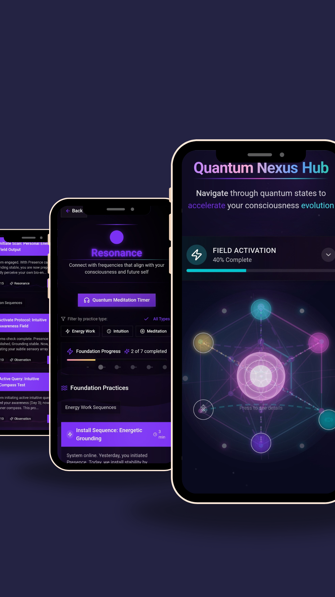 Quantum Nexus Hub Interface